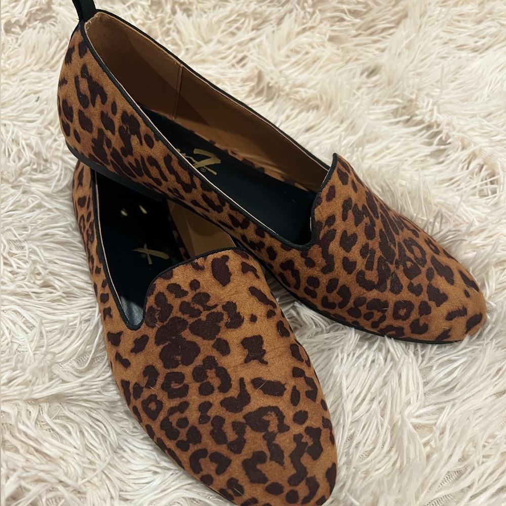 Leopard print mules, great condition! -Seven 7